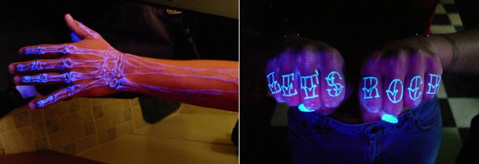 lacklight reactive ink,